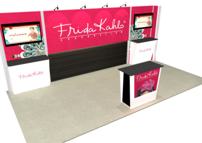 Frida 10x20 Trade Show Booth