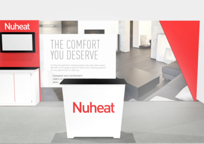 Nuheat 10x20 Trade Show Booth