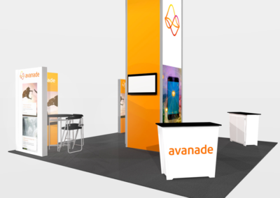 Avanade 20x20 Trade Show Booth