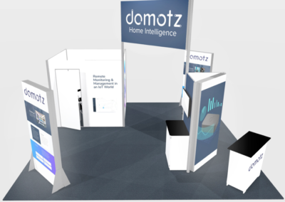 Domotz 20x20 Trade Show Booth