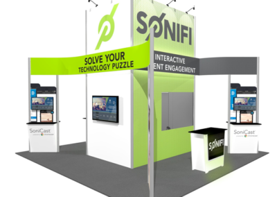 Sofini A 20x20 Trade Show Booth