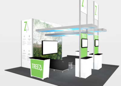 Tree 20x20 Trade Show Booth